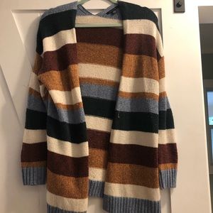 Striped American Eagle Cardigan